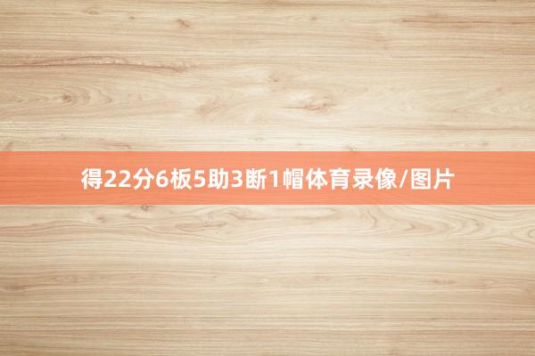 得22分6板5助3断1帽体育录像/图片